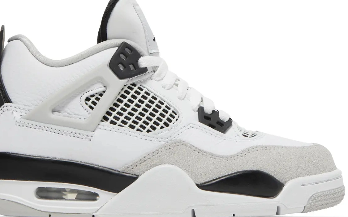 Air Black Jordan 4 Military Retro GS 0802